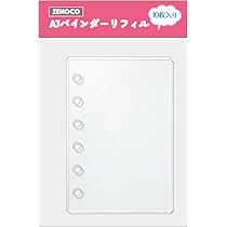 Amazon | ホークアイ シール帳専用リフィル 10枚入り 6穴 透明 台紙